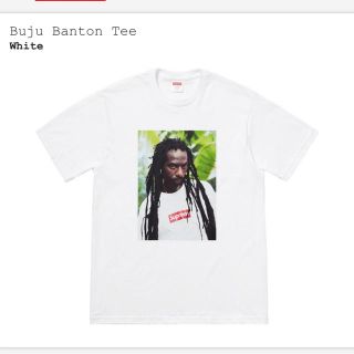 シュプリーム(Supreme)の白 Lサイズ Supreme Buju Banton Tee サマー Tシャツ(Tシャツ/カットソー(半袖/袖なし))