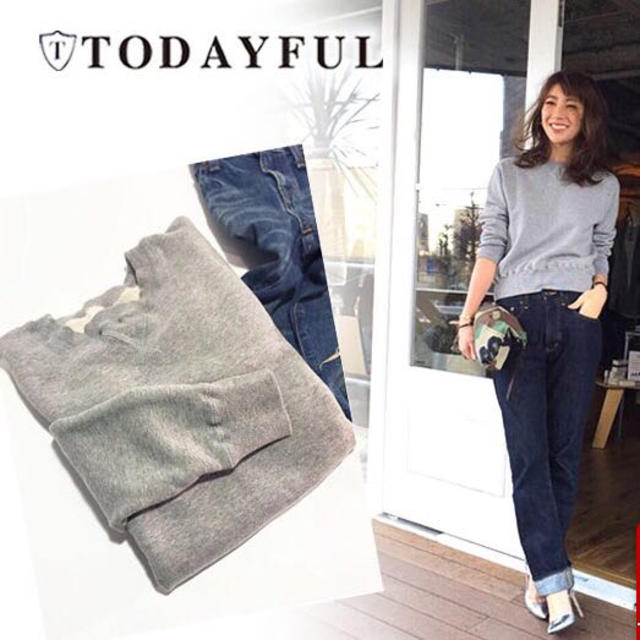 TODAYFUL(トゥデイフル)のTODAYFUL 無地スウェットsale レディースのトップス(トレーナー/スウェット)の商品写真