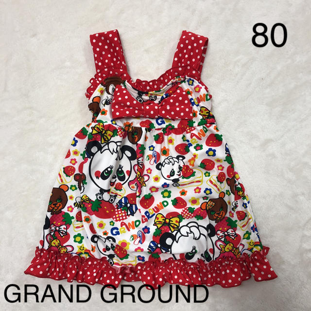 GrandGround(グラグラ)の水着(80) キッズ/ベビー/マタニティのベビー服(~85cm)(水着)の商品写真