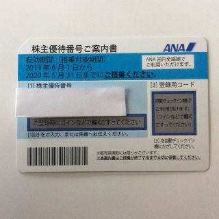 エーエヌエー(ゼンニッポンクウユ)(ANA(全日本空輸))のANA株主優待券１枚(その他)