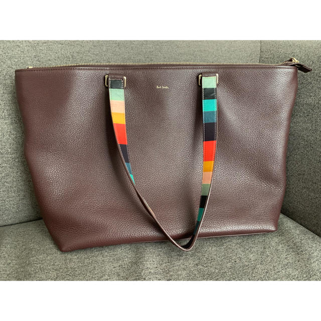 Paul Smith アーティストストライプハンドル トートバッグ www