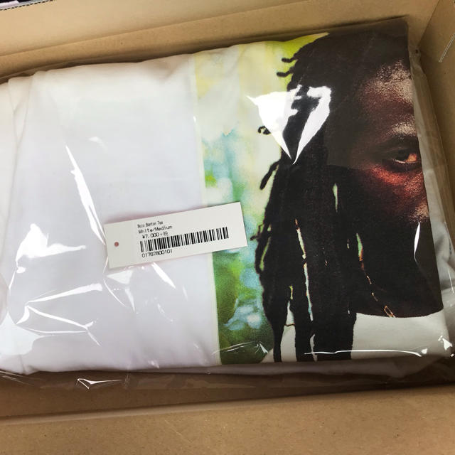 M Buju Banton Tee フォトt ホワイト 白