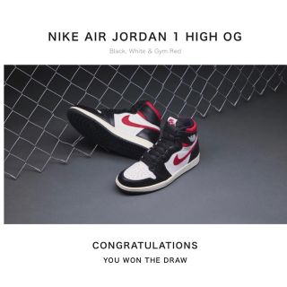 ナイキ(NIKE)のAIR JORDAN 1 RETRO HIGH OG GYM RED us9.5(スニーカー)