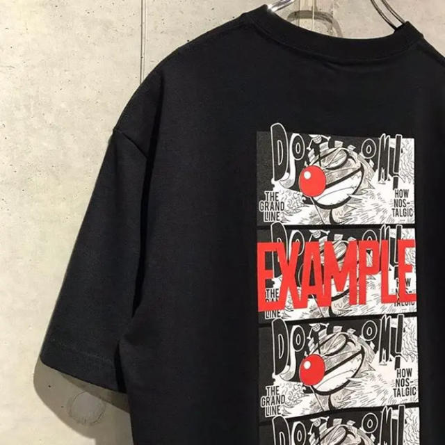 EXAMPLE × ONE PIECE BUGGY TEE 【黒/L】の通販 by lopv's｜ラクマ