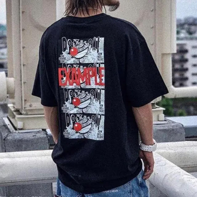 EXAMPLE × ONE PIECE BUGGY TEE 【黒/L】の通販 by lopv's｜ラクマ
