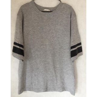 ジーユー(GU)の【USED美品】GU 五分袖Tシャツ 140 ワッペンリメイク(Tシャツ/カットソー)