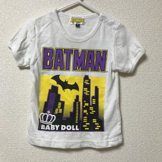 ベビードール(BABYDOLL)の中古品(難あり)#ベビードール#半袖Tシャツ#バットマン#90cm(Tシャツ/カットソー)