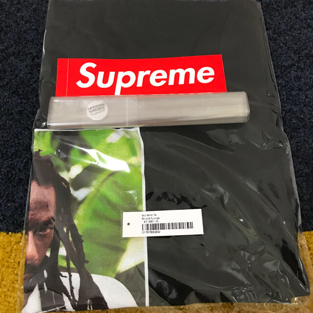 supreme buju banton tee L size 黒