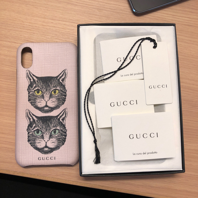 Gucci(グッチ)のiphoneXケース スマホ/家電/カメラのスマホアクセサリー(iPhoneケース)の商品写真