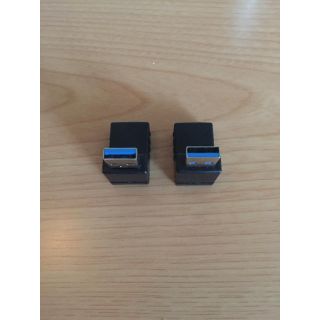 【値下げ】USB3.0方向変換アダプタ(上向き／下向き)(PC周辺機器)