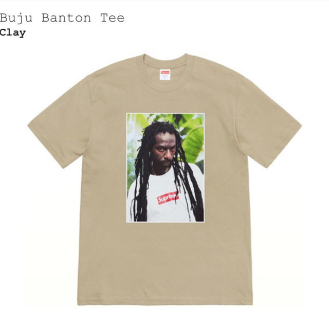 L Supreme buju banton tee シュプリーム clay