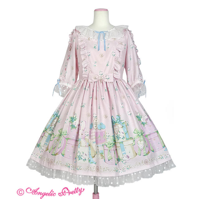 Angelic Pretty(アンジェリックプリティー)のangelic pretty Un Birthday 3点セット レディースのワンピース(ひざ丈ワンピース)の商品写真