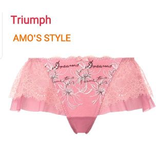 トリンプ(Triumph)のTriumph AMO'S STYLE 可愛いレースのフレアショーツ M ピンク(ショーツ)