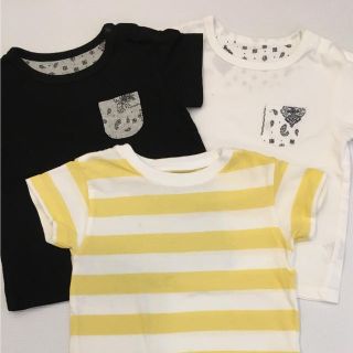 ユニクロ(UNIQLO)のユニクロ Tシャツ 3枚セット size 80(Ｔシャツ)