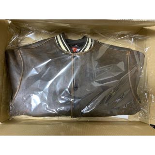 シュプリーム(Supreme)のSupreme Leather Varsity Jacket (レザージャケット)