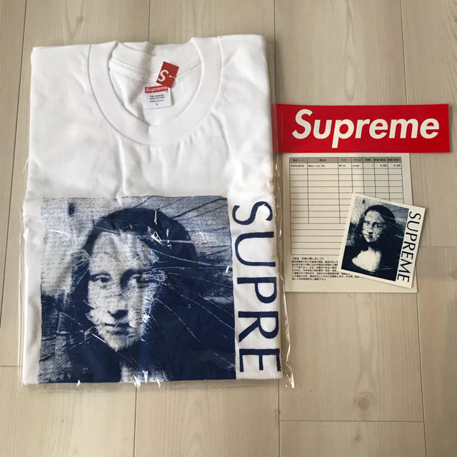 Supreme(シュプリーム)の18SS [L] Supreme Mona Lisa Tee White 白 メンズのトップス(Tシャツ/カットソー(半袖/袖なし))の商品写真