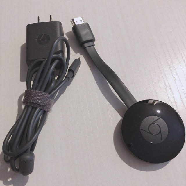 Google Chromecast 2 スマホ/家電/カメラのテレビ/映像機器(映像用ケーブル)の商品写真