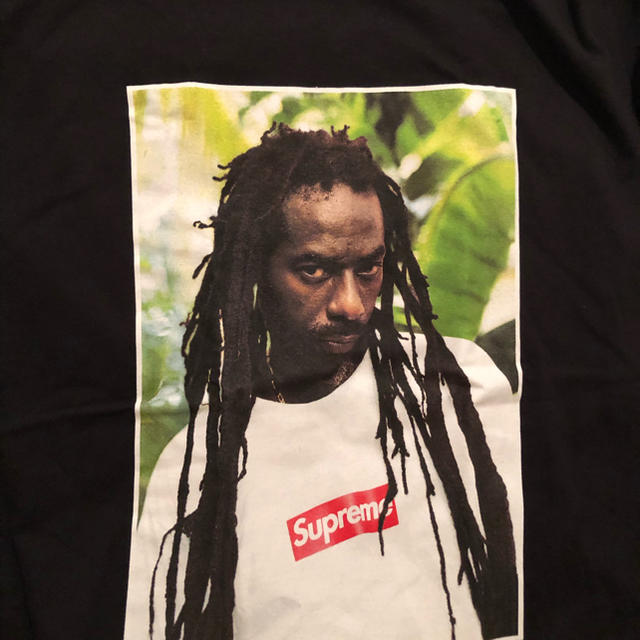 トップスsupreme buju banton tee 黒m