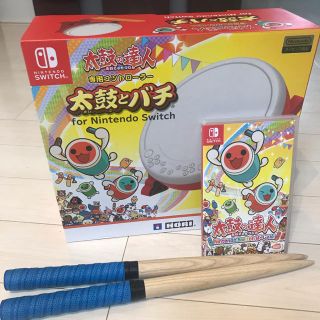 ニンテンドウ(任天堂)の太鼓の達人 Switch 太鼓とバチ マイバチ 3点セット(その他)