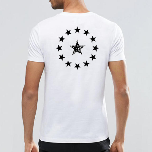 Ron Herman(ロンハーマン)のライズリヴァレンス スターサークルロゴ Tシャツ wht メンズのトップス(Tシャツ/カットソー(半袖/袖なし))の商品写真