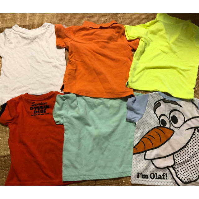Disney(ディズニー)の【90サイズ】おまとめ6点セット 男の子 Tシャツ キッズ/ベビー/マタニティのキッズ服男の子用(90cm~)(Tシャツ/カットソー)の商品写真