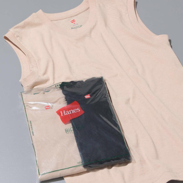 【Hanes FOR BIOTOP】Sleeveless T-Shirts