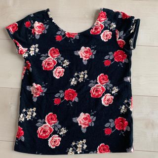 フォーエバートゥエンティーワン(FOREVER 21)のForever21 花柄 トップス サイズ130(Tシャツ/カットソー)