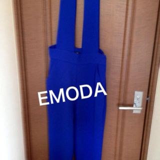 エモダ(EMODA)のハイウエストワイドサロペット／EMODA(サロペット/オーバーオール)