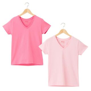 ヘインズ(Hanes)のHanes × PLAZA コラボ限定VネックTシャツ(Tシャツ(半袖/袖なし))