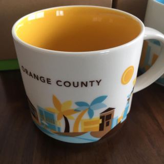 スターバックスコーヒー(Starbucks Coffee)の【のんびり0115様専用】Starbucksマグカップ ORANGECOUNTY(グラス/カップ)