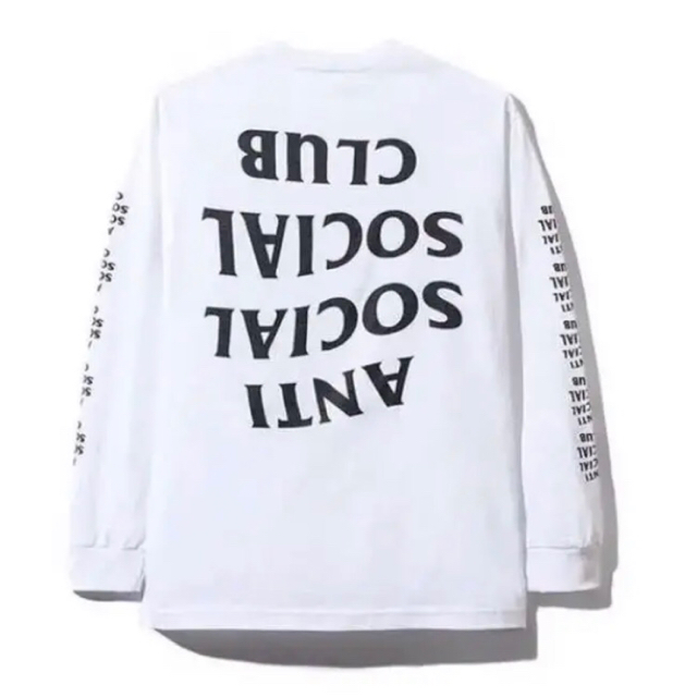 Supreme(シュプリーム)の新品未使用 逆さロゴ ロンT ANTI SOCIAL SOCIAL CLUB メンズのトップス(Tシャツ/カットソー(七分/長袖))の商品写真