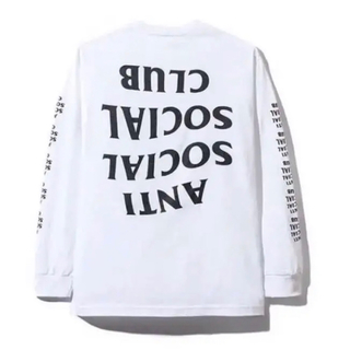 シュプリーム(Supreme)の新品未使用 逆さロゴ ロンT ANTI SOCIAL SOCIAL CLUB(Tシャツ/カットソー(七分/長袖))