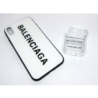 バレンシアガ(Balenciaga)のiPhoneX携帯ケース　イヤホンケースカバー(iPhoneケース)