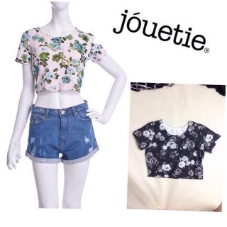 ジュエティ(jouetie)の【新品タグ付き】jouetie★ショート丈トップス(Tシャツ(半袖/袖なし))