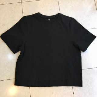 ユニクロ(UNIQLO)のクロップドクルーネックTシャツ☆ユニクロ(Tシャツ(半袖/袖なし))