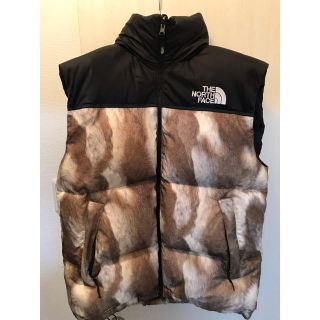 シュプリーム(Supreme)のsupreme TNF ダウンベストノースフェイス jordan nike (ダウンベスト)