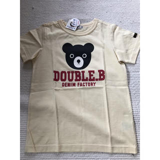 ダブルビー(DOUBLE.B)の新品 ミキハウス ダブルB 半袖Tシャツ 130①(Tシャツ/カットソー)