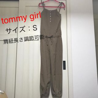 トミーガール(tommy girl)のtommy girl サロペット♡ベージュ(サロペット/オーバーオール)