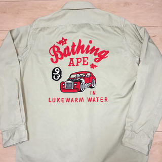 アベイシングエイプ(A BATHING APE)のA BATHING APE ア ベイシング エイプ ワークシャツ レア(シャツ)