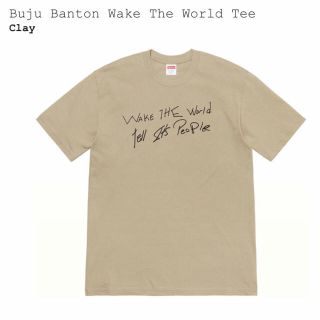 シュプリーム(Supreme)のBuju Banton Wake the World tee  (Tシャツ/カットソー(半袖/袖なし))