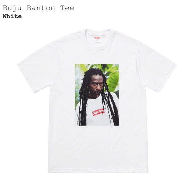 【S】Buju Banton Tee 白 ホワイト