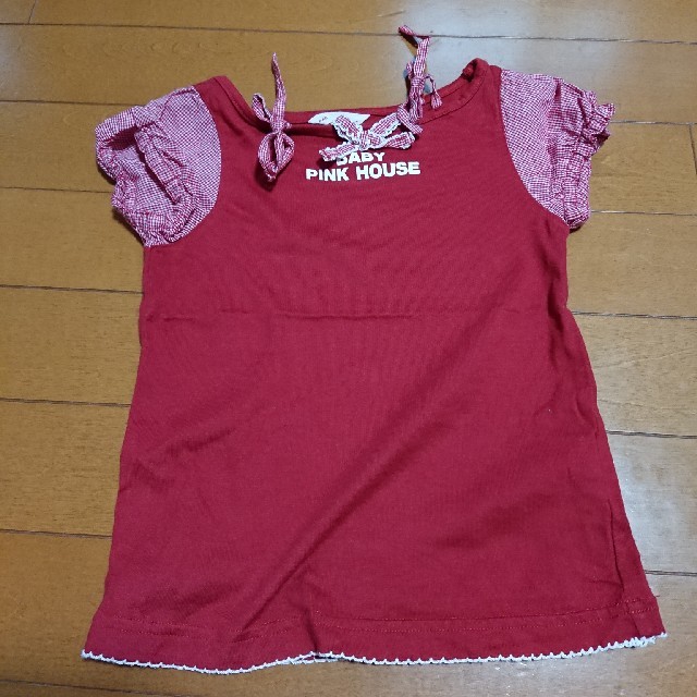 PINK HOUSE(ピンクハウス)のピンクハウス カットソー100 キッズ/ベビー/マタニティのキッズ服女の子用(90cm~)(Tシャツ/カットソー)の商品写真