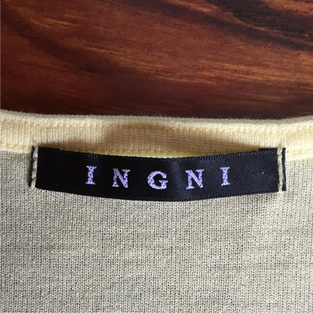 INGNI(イング)のイング 黄色チュニック レディースのトップス(チュニック)の商品写真