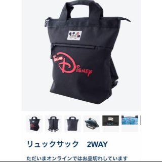 ディズニー(Disney)の新品未使用 レア TeamDisney チームディズニー リュック＆トートバッグ(リュック/バックパック)