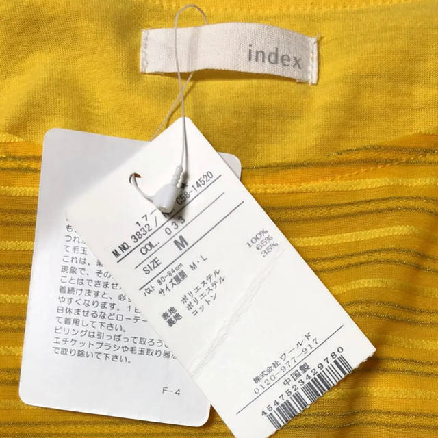 INDEX(インデックス)のカットソー index お値下げ レディースのトップス(カットソー(半袖/袖なし))の商品写真