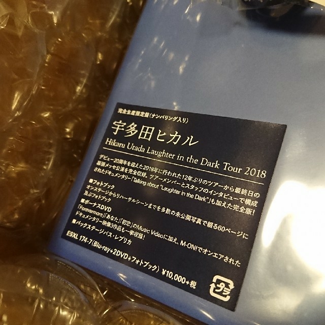 宇多田ヒカル Hikaru Utada Dark Tour 2018 限定盤