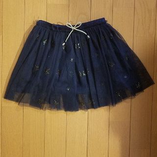 ザラキッズ(ZARA KIDS)のZARAKIDS 星ラメ付チュールスカート(スカート)