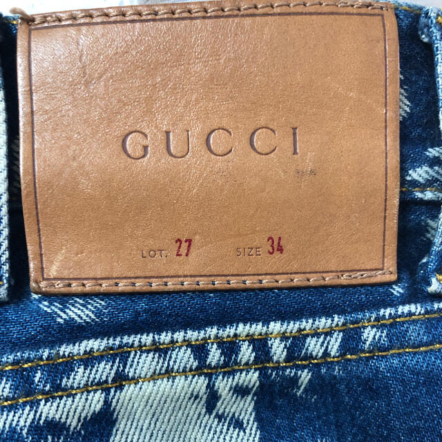 Gucci(グッチ)のGUCCI ブリーチデニム メンズのパンツ(デニム/ジーンズ)の商品写真