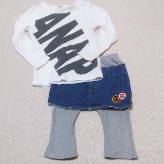 アナップキッズ(ANAP Kids)のANAP♡ロンT＆スカッツ(Tシャツ/カットソー)