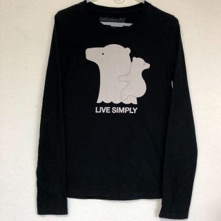 パタゴニア(patagonia)のpatagonia オーガニックコットン シロクマtシャツ(Tシャツ(長袖/七分))